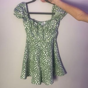 Green princess Polly romper